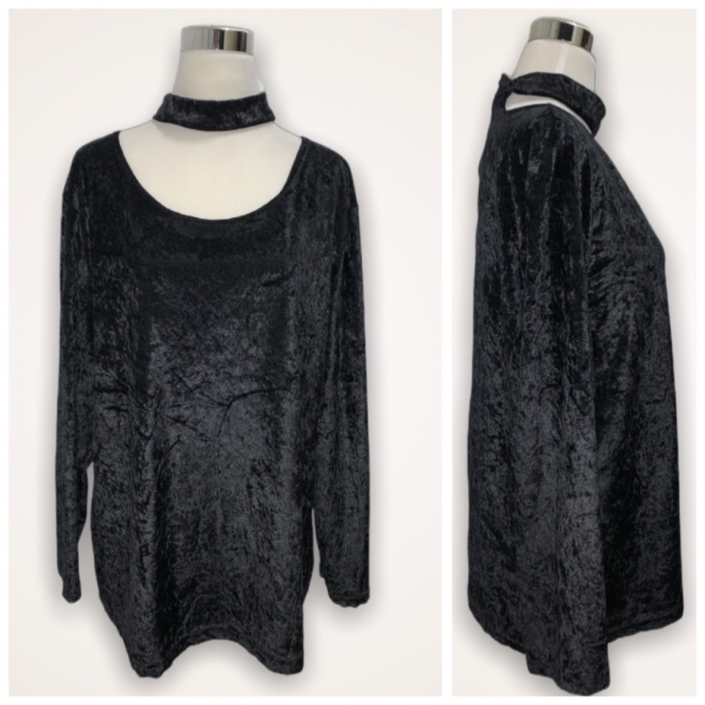 Maggie Lawrence Crushed Velvet Top